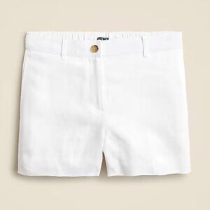 J. Crew 3" HARBOR SHORT SAFFRON LINEN - WOMEN'S SIZE M - NEW W/O TAGS